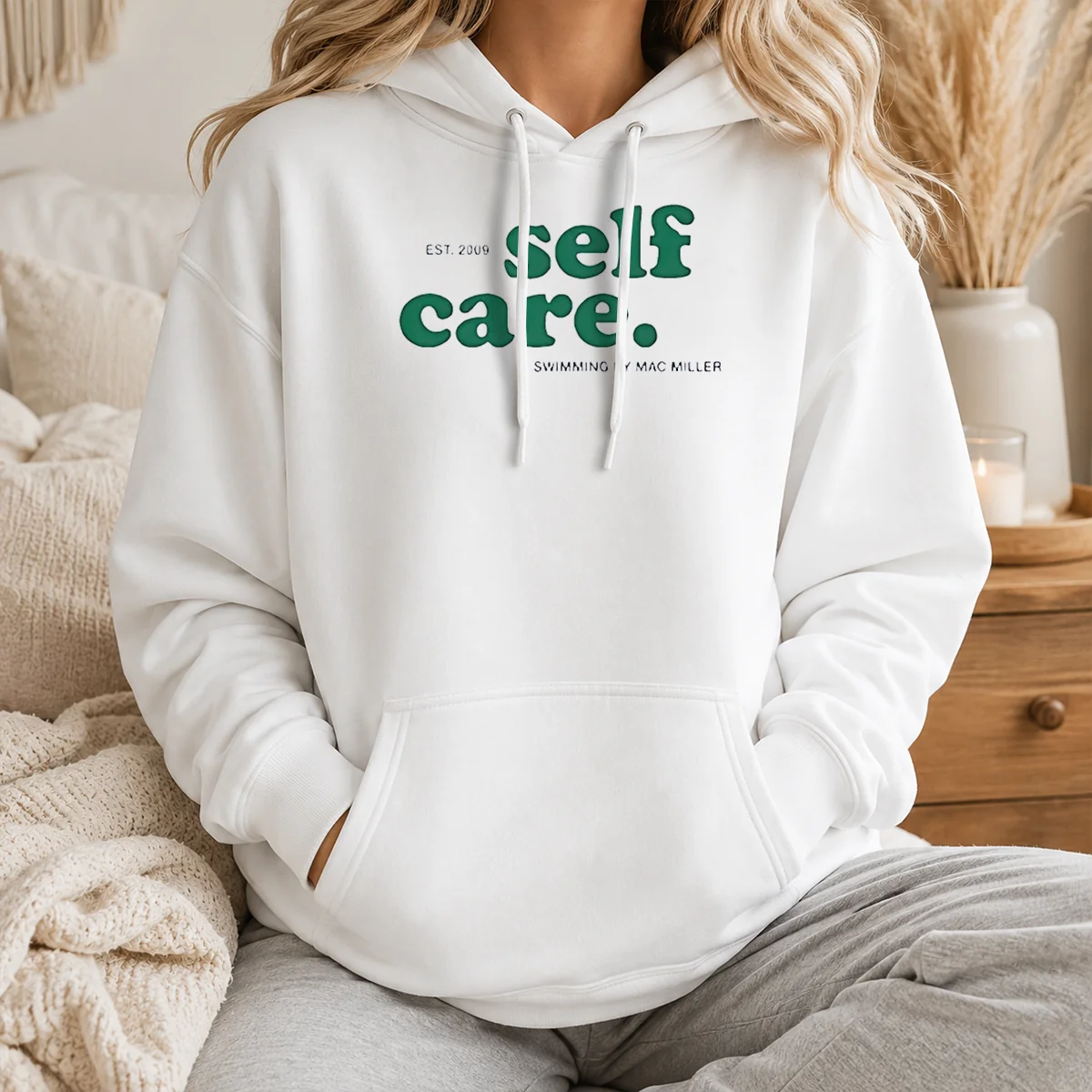 Official Self Care EST 2009 Swimming By Mac Miller Shirt - Image 6