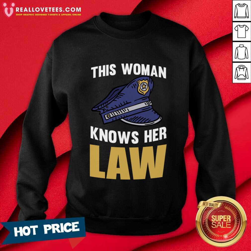 This Woman Knows Her Law Shirt - Image 4