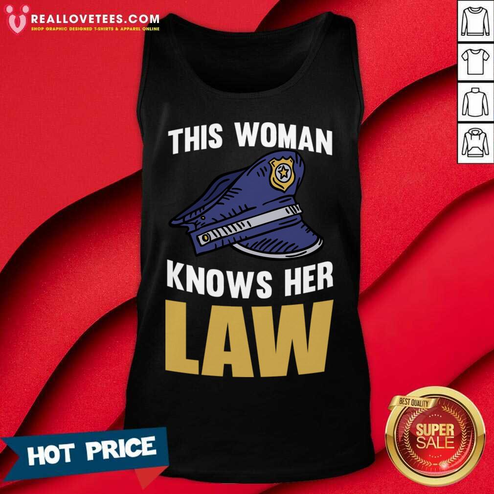 This Woman Knows Her Law Shirt - Image 3