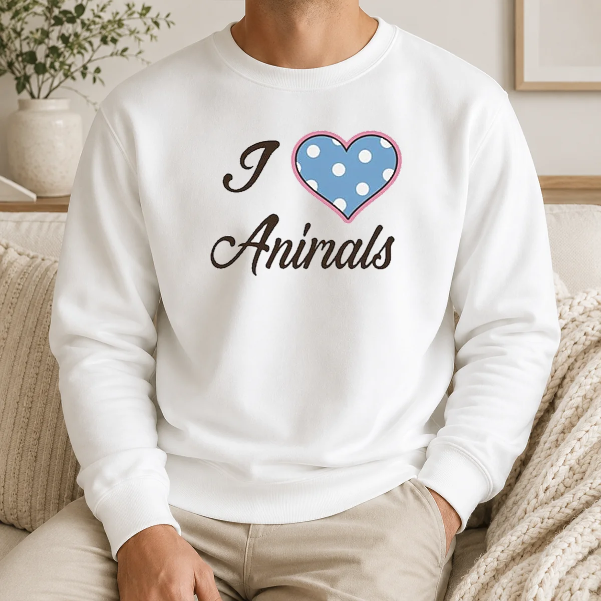 Premium I Love Animals Shirt - Image 6