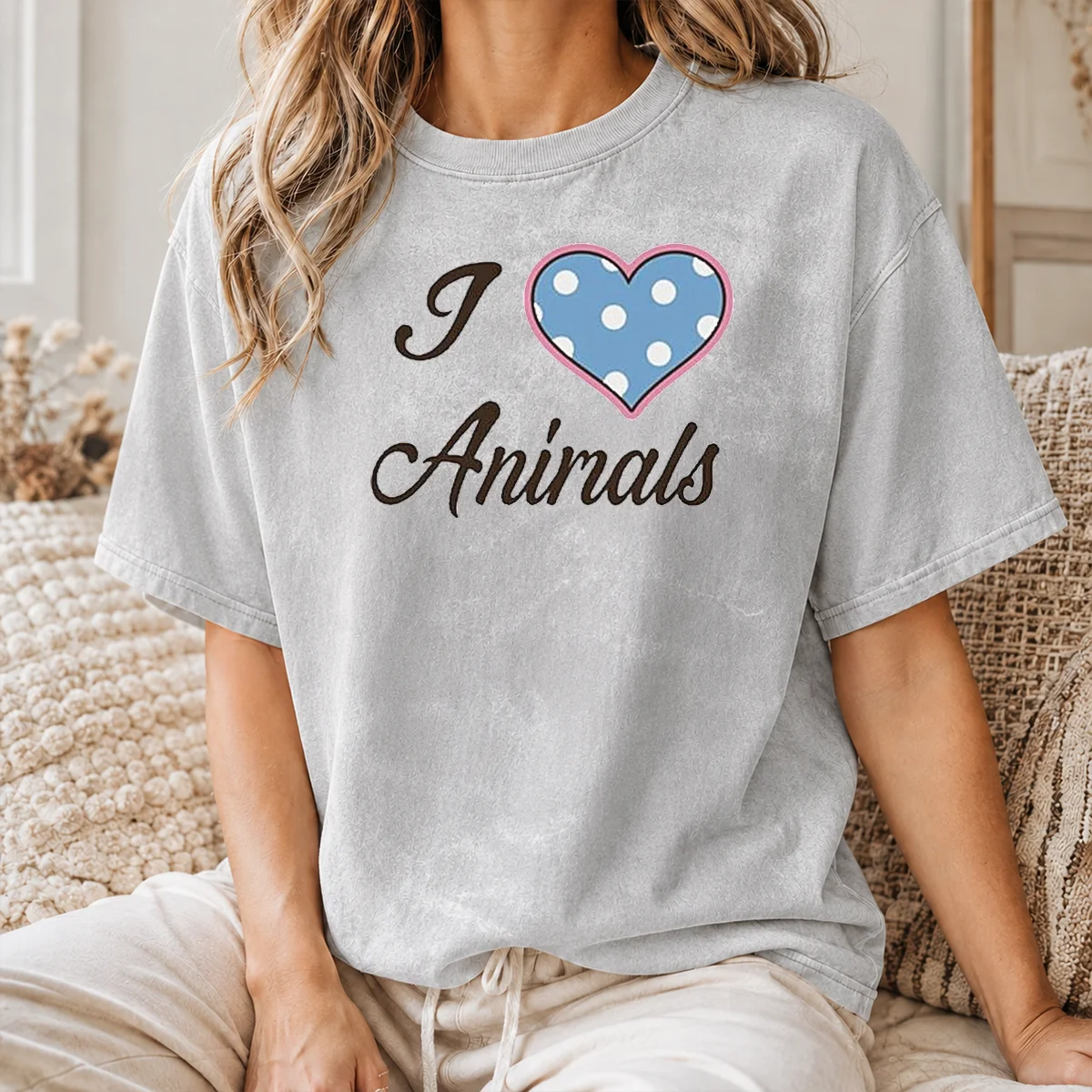 Premium I Love Animals Shirt - Image 7