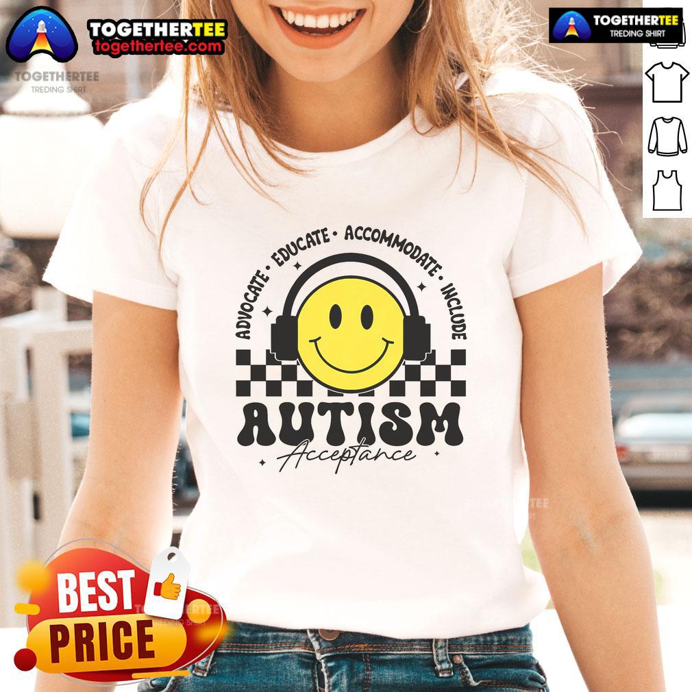 Top Autism Awareness Acceptance Special Education Teacher T-Shirt - Image 3