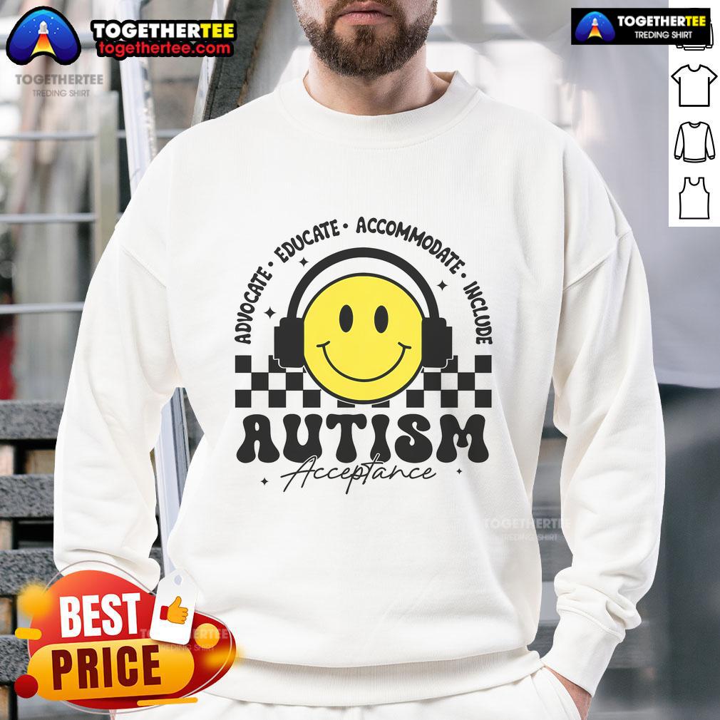 Top Autism Awareness Acceptance Special Education Teacher T-Shirt - Image 5