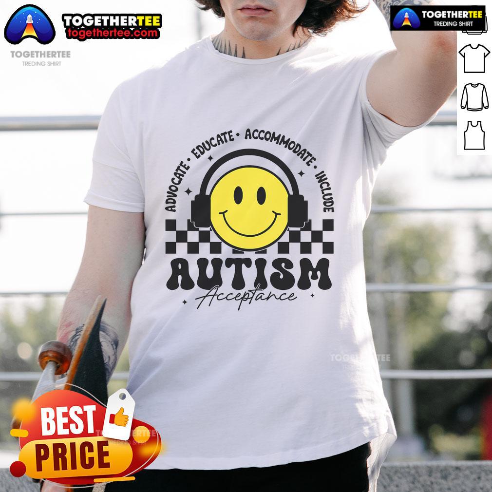 Top Autism Awareness Acceptance Special Education Teacher T-Shirt
