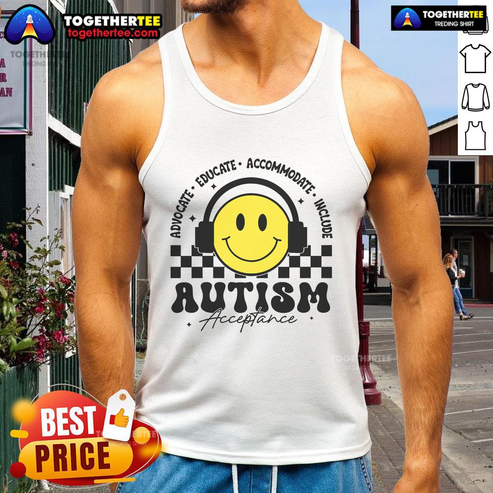 Top Autism Awareness Acceptance Special Education Teacher T-Shirt - Image 4
