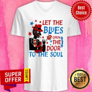 Alternative view of Let The Blues Open Door To The Soul Shirt