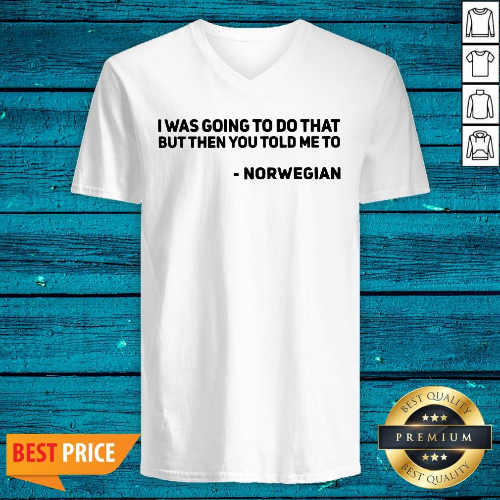 Nice I Was Going To Do That But Then You Told Me To Norwegian Shirt - Image 4
