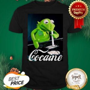 Official Kermit The Frog Snorting Crack Cocaine Shirt