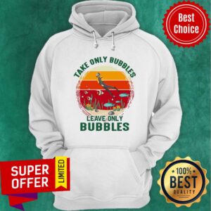 Alternative view of Take Only Bubbles Leave Only Bubbles Vintage Diving Shirt