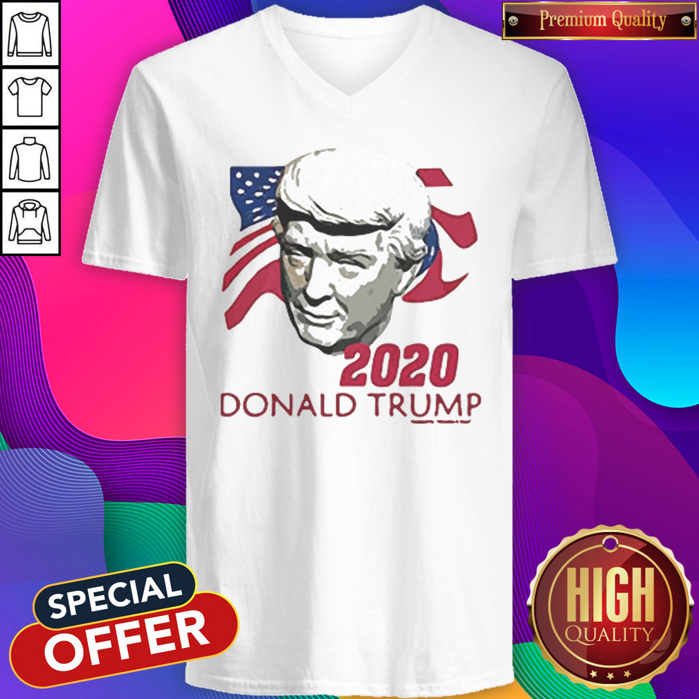 2020 Donald Trump American Flag Independence Day Shirt - Image 5