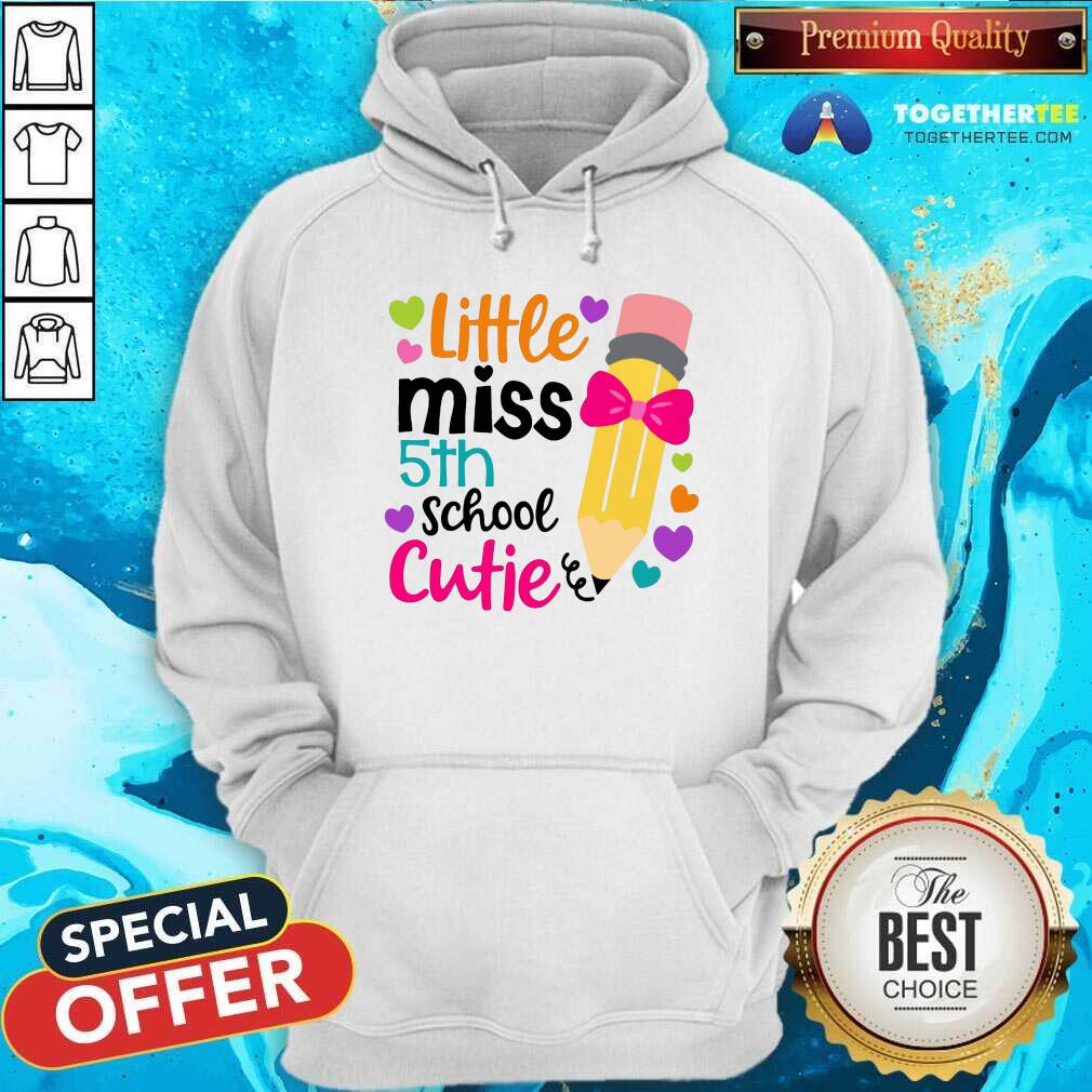 Colorful Little Miss 5th Grade Cutie Shirt - Image 5