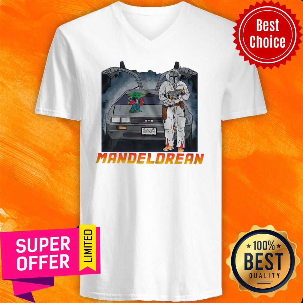 Awesome Stars War Yoda Mandelorean Shirt - Image 3