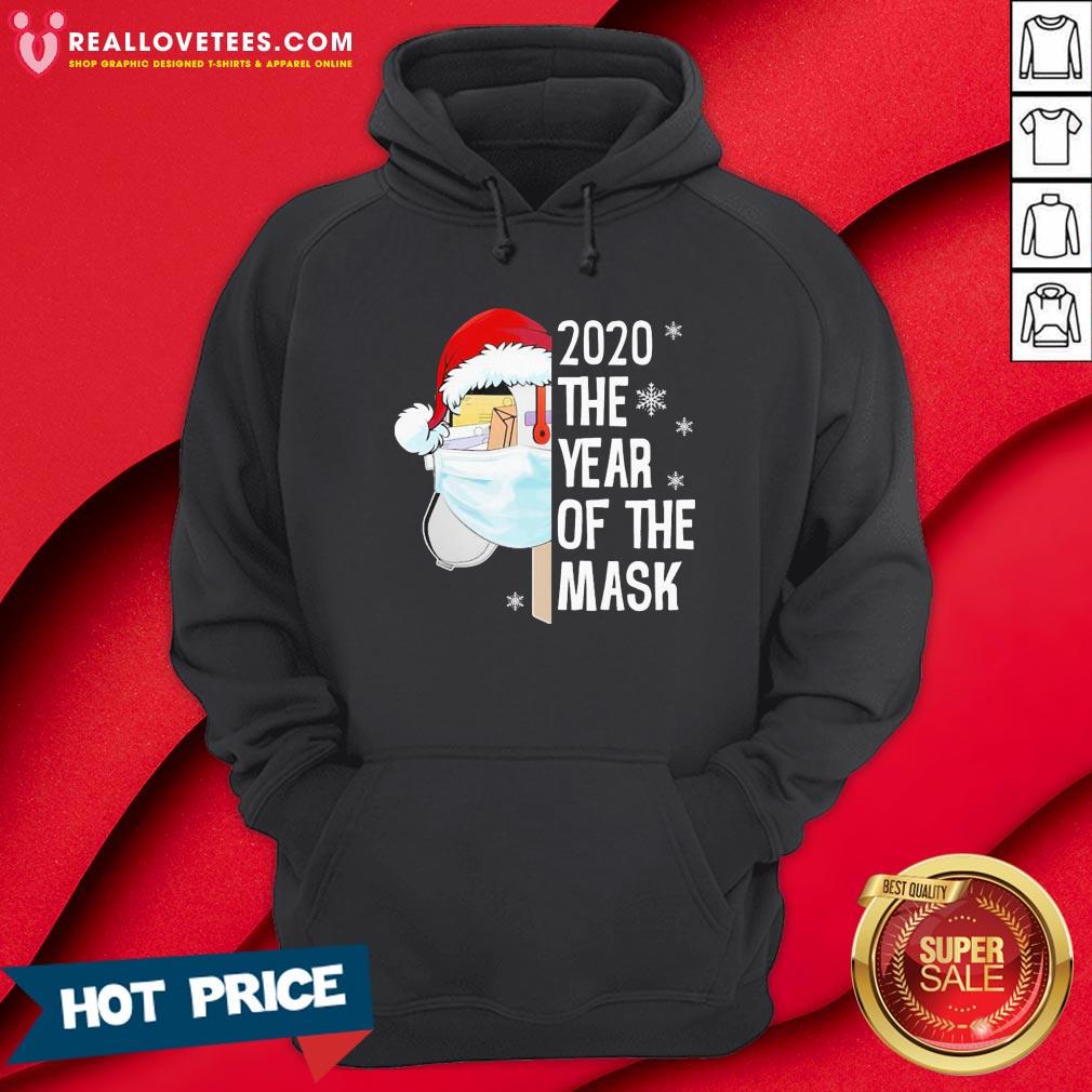Nice Mailbox Santa 2020 The Years Of The Mask Christmas Shirt - Image 4