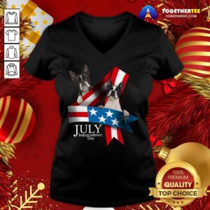 Alternative view of Awesome French Bulldog 4 Of July Independence Day American Flag Shirt