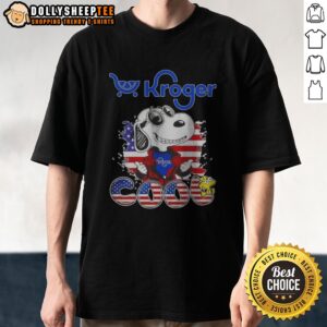 Official Snoopy Woodstock Kroger Peanuts Cool Shirt