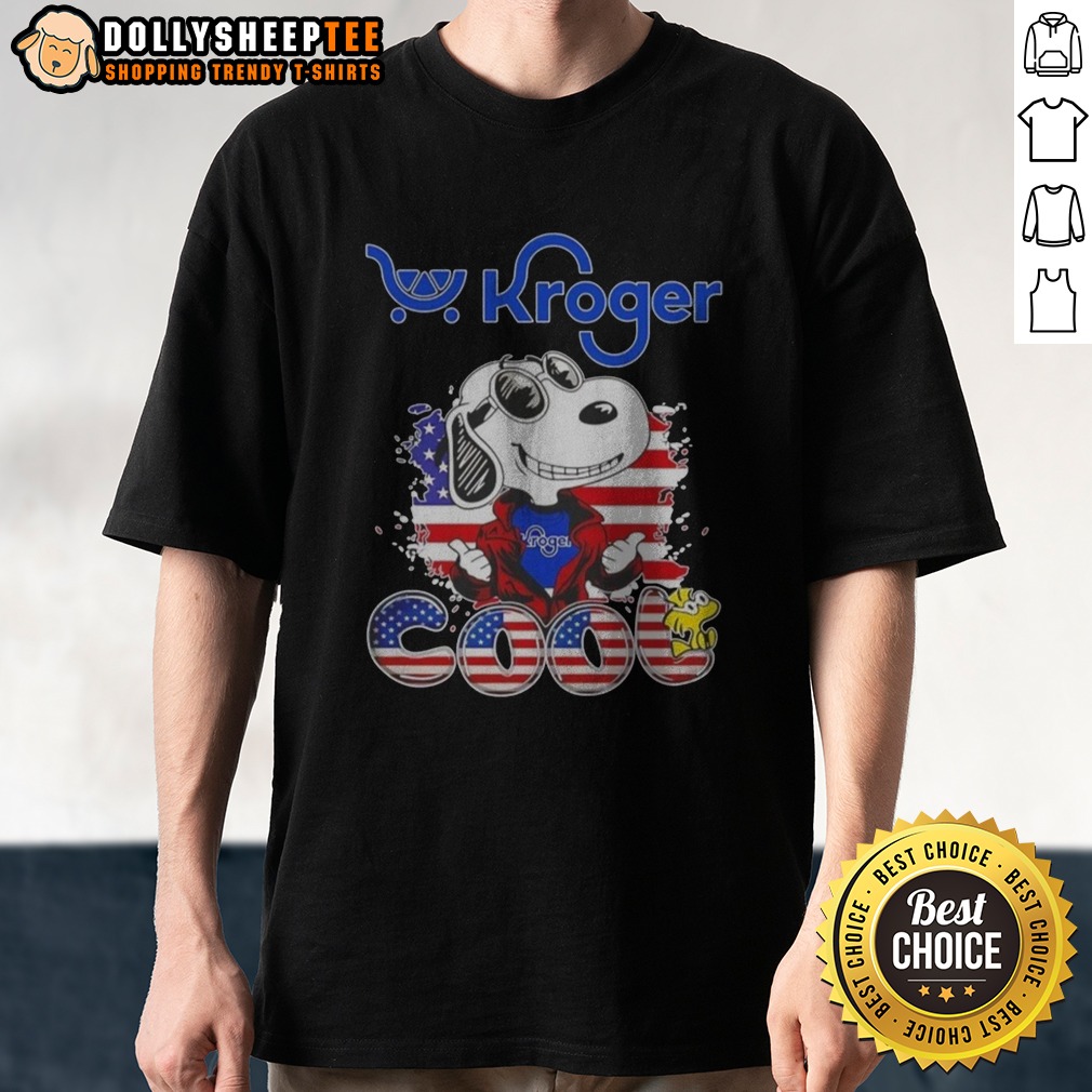 Official Snoopy Woodstock Kroger Peanuts Cool Shirt
