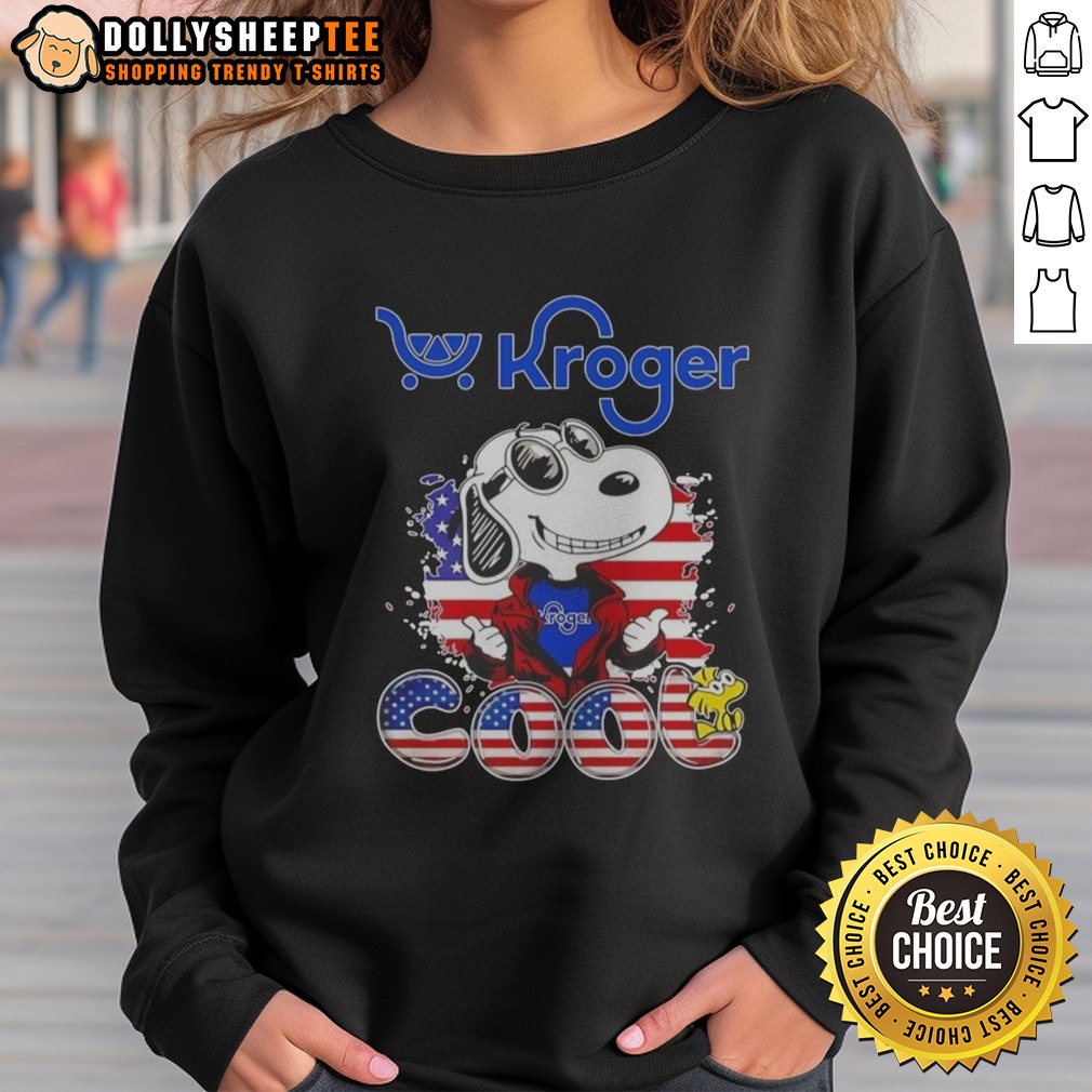 Official Snoopy Woodstock Kroger Peanuts Cool Shirt - Image 4