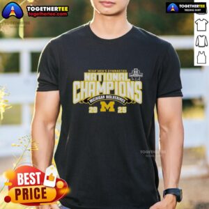 Good Michigan Wolverines 2025 NCAA Men's Gymnastics National Champions T-Shirt