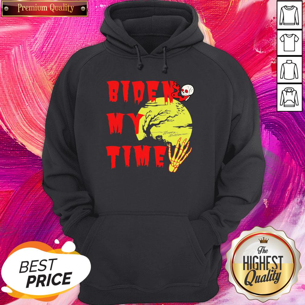 Happy Halloween Biden Skull My Time Shirt - Image 5