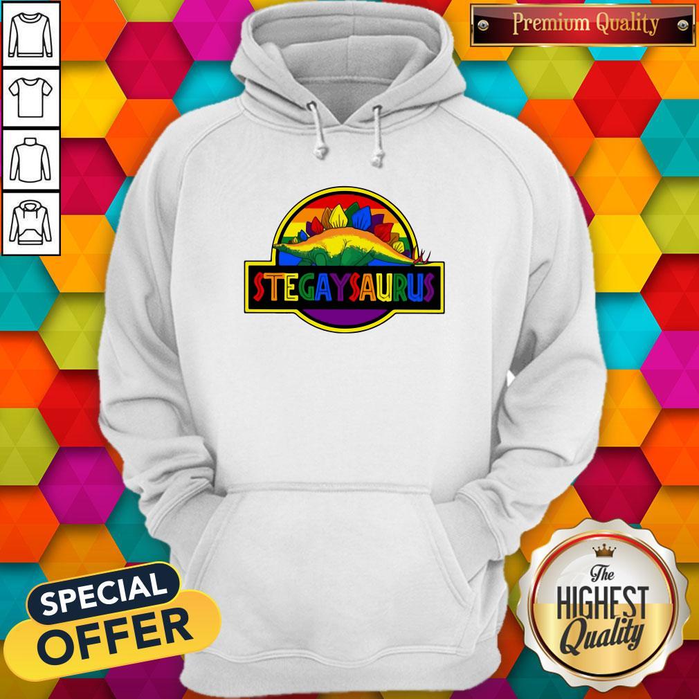 Nice LGBT Stegaysaurus Shirt - Image 5