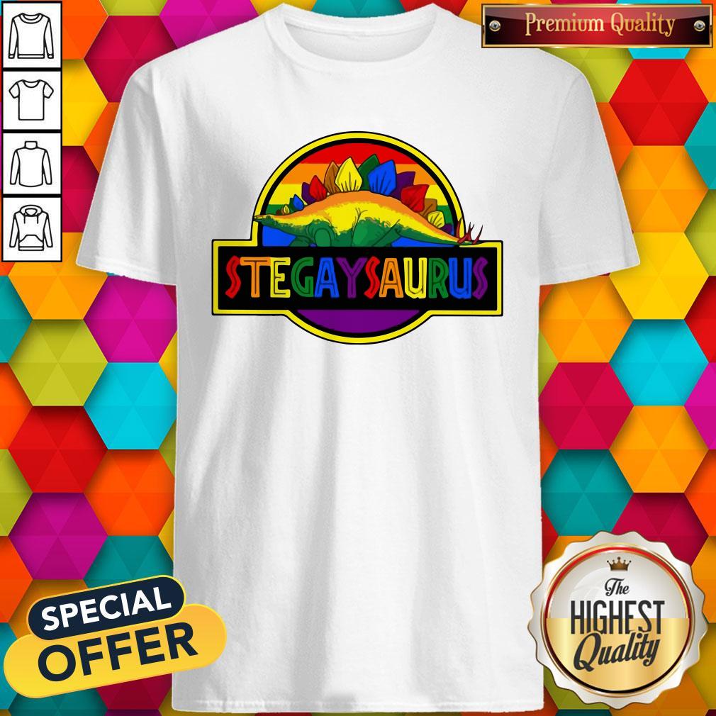 Nice LGBT Stegaysaurus Shirt