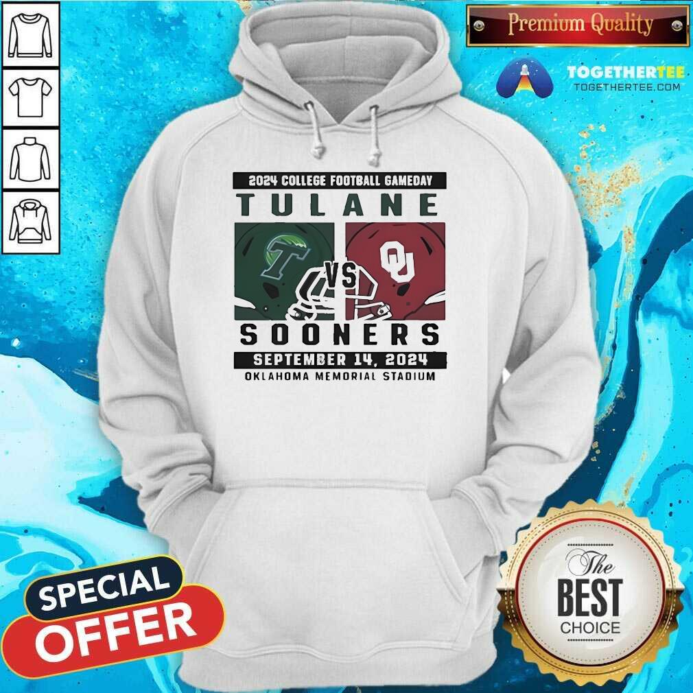 Original Oklahoma Sooners Vs Tulane Gameday September 14 2024 T-Shirt - Image 5