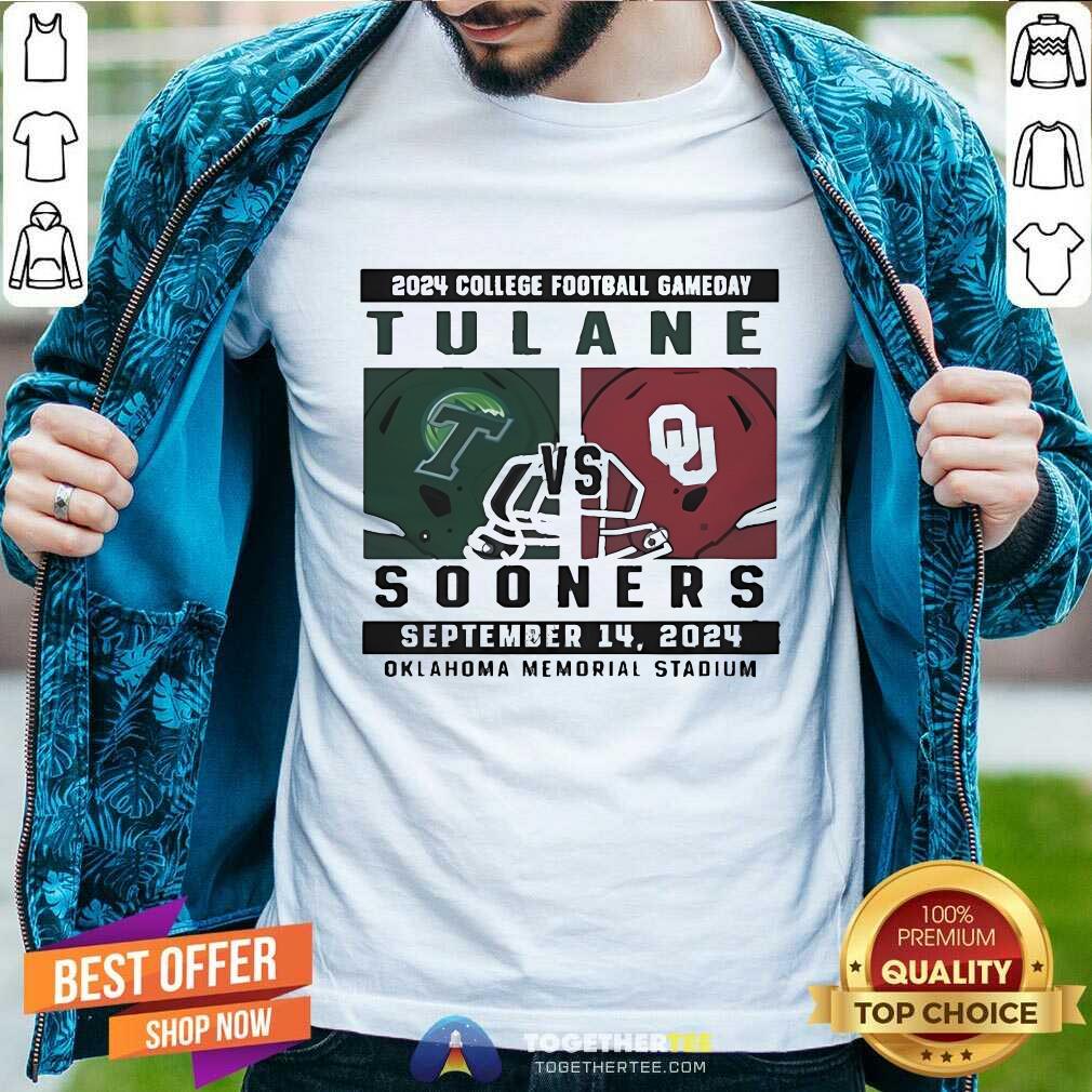 Original Oklahoma Sooners Vs Tulane Gameday September 14 2024 T-Shirt