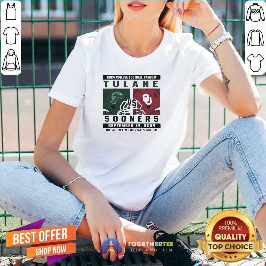 Original Oklahoma Sooners Vs Tulane Gameday September 14 2024 T-Shirt - Image 3