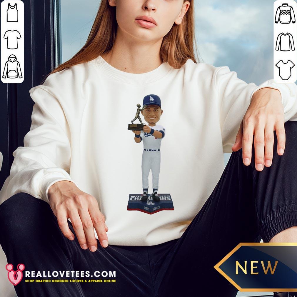 Great Corey Seager Los Angeles Dodgers 2020 World Series Champions MVP Shirt - Image 3