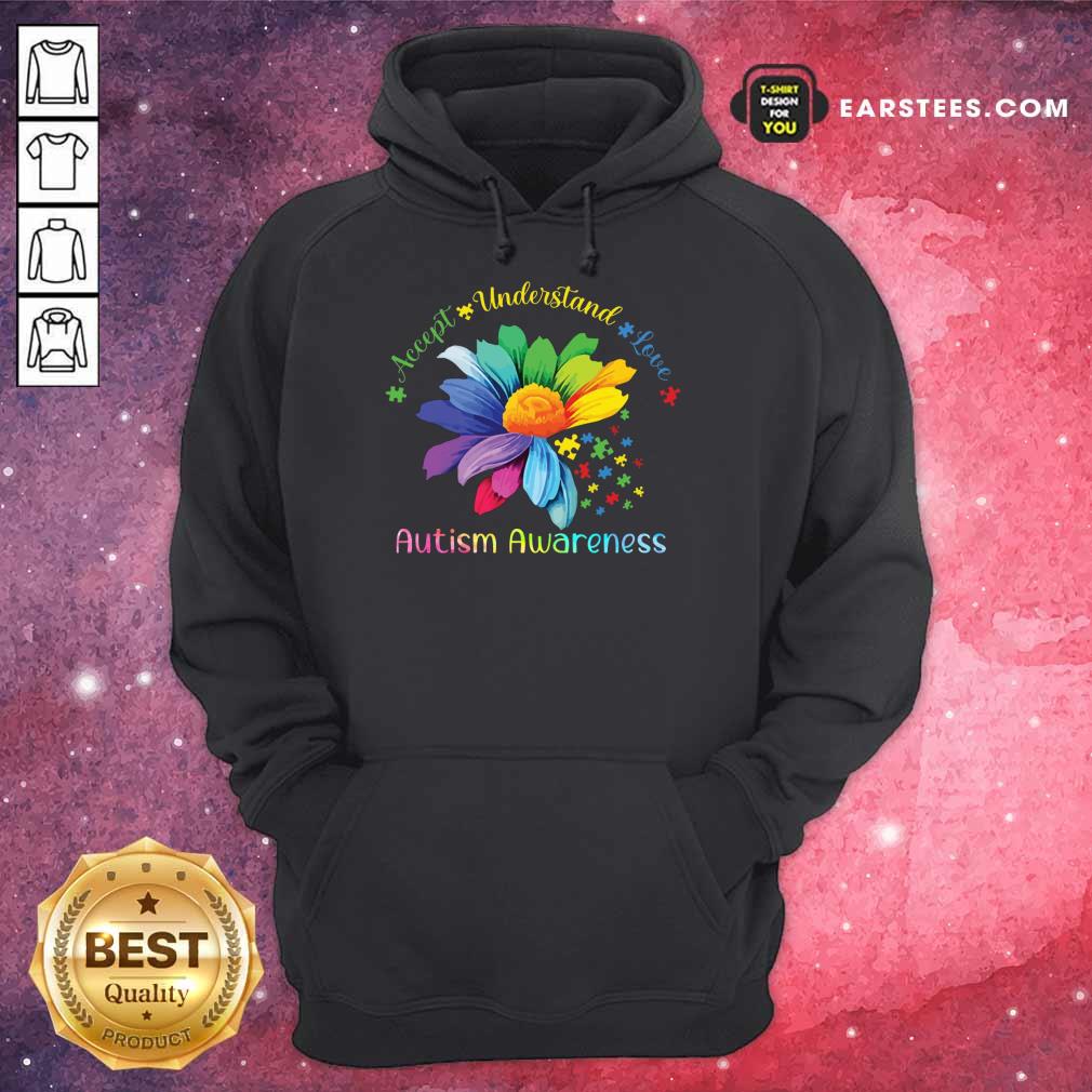 Hot Accept Understand Love Autism Awareness Shirt - Image 4
