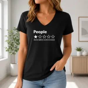 Alternative view of Pretty Original People Absolute Nightmare Would Not Recommend Shirt