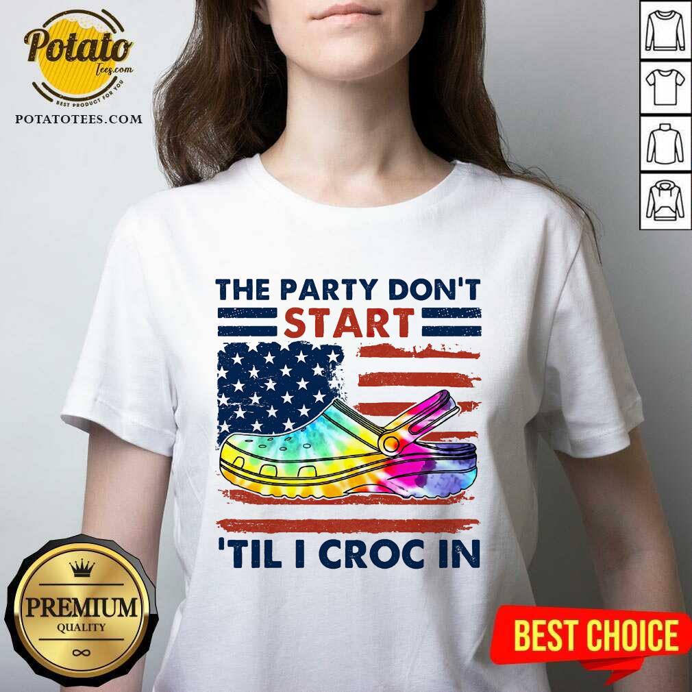 The Party Don'T Start 'Til I Croc In Shirt - Image 3