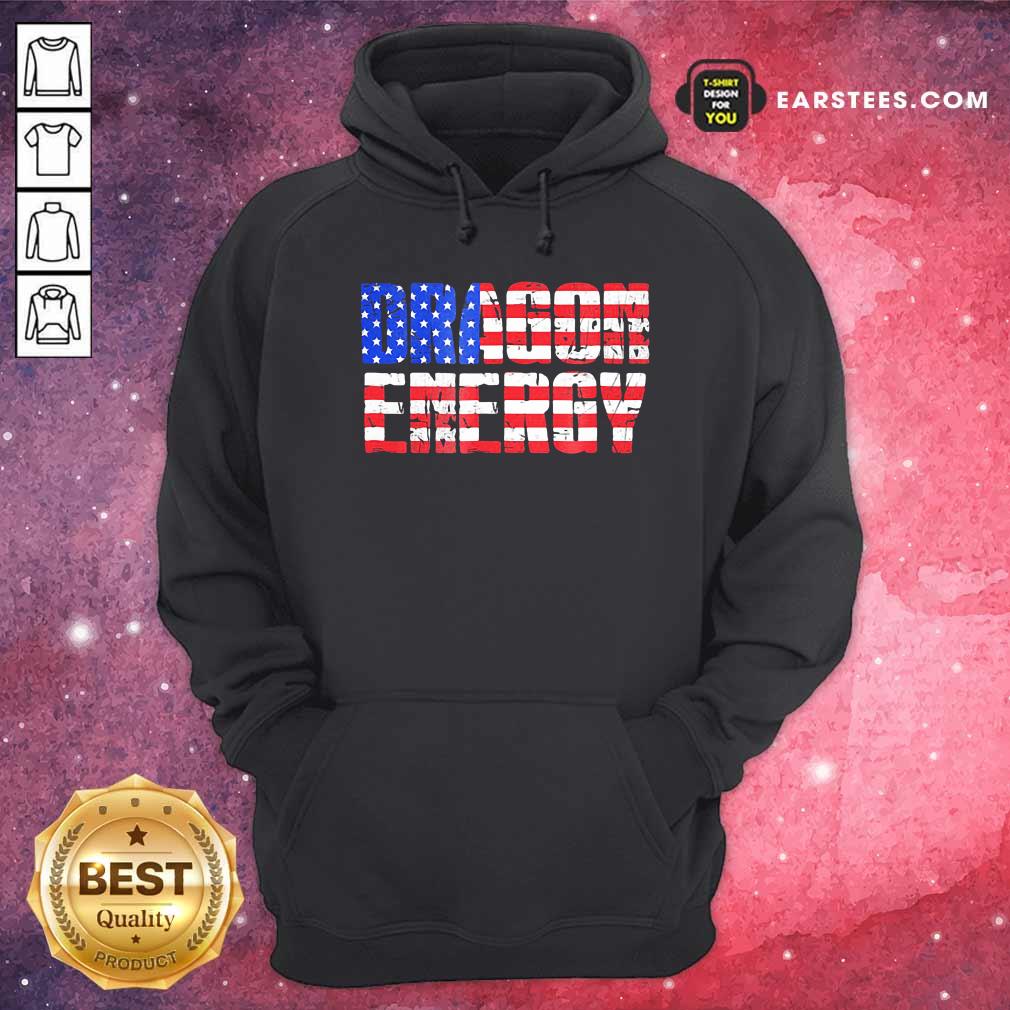 Good Dragon Energy American Flag Shirt - Image 2
