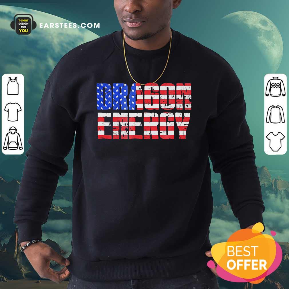 Good Dragon Energy American Flag Shirt - Image 5