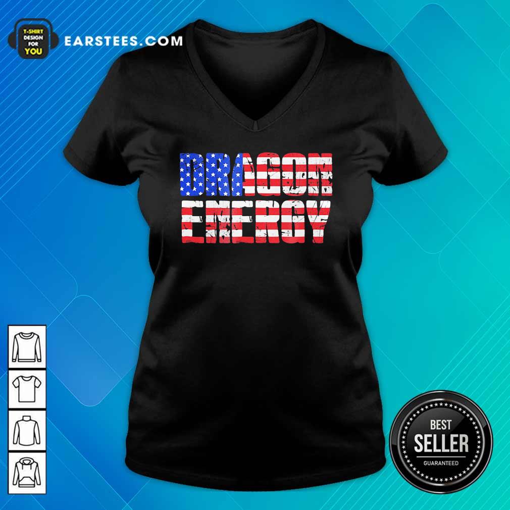 Good Dragon Energy American Flag Shirt - Image 3