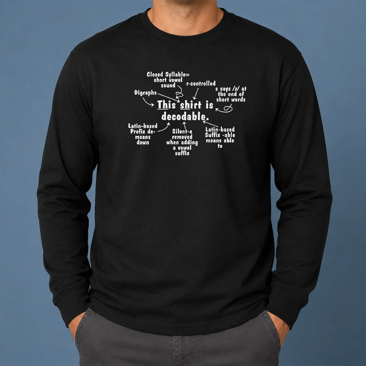 Premium This Shirt Is Decodable Educational Linguistics Chart Shirt - Image 6