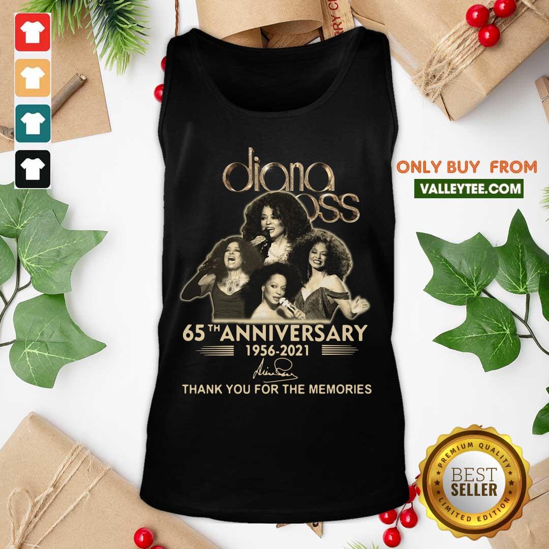 Sweet Diana Ross 65th Anniversary Thank You For The Memories Signature Shirt - Image 4