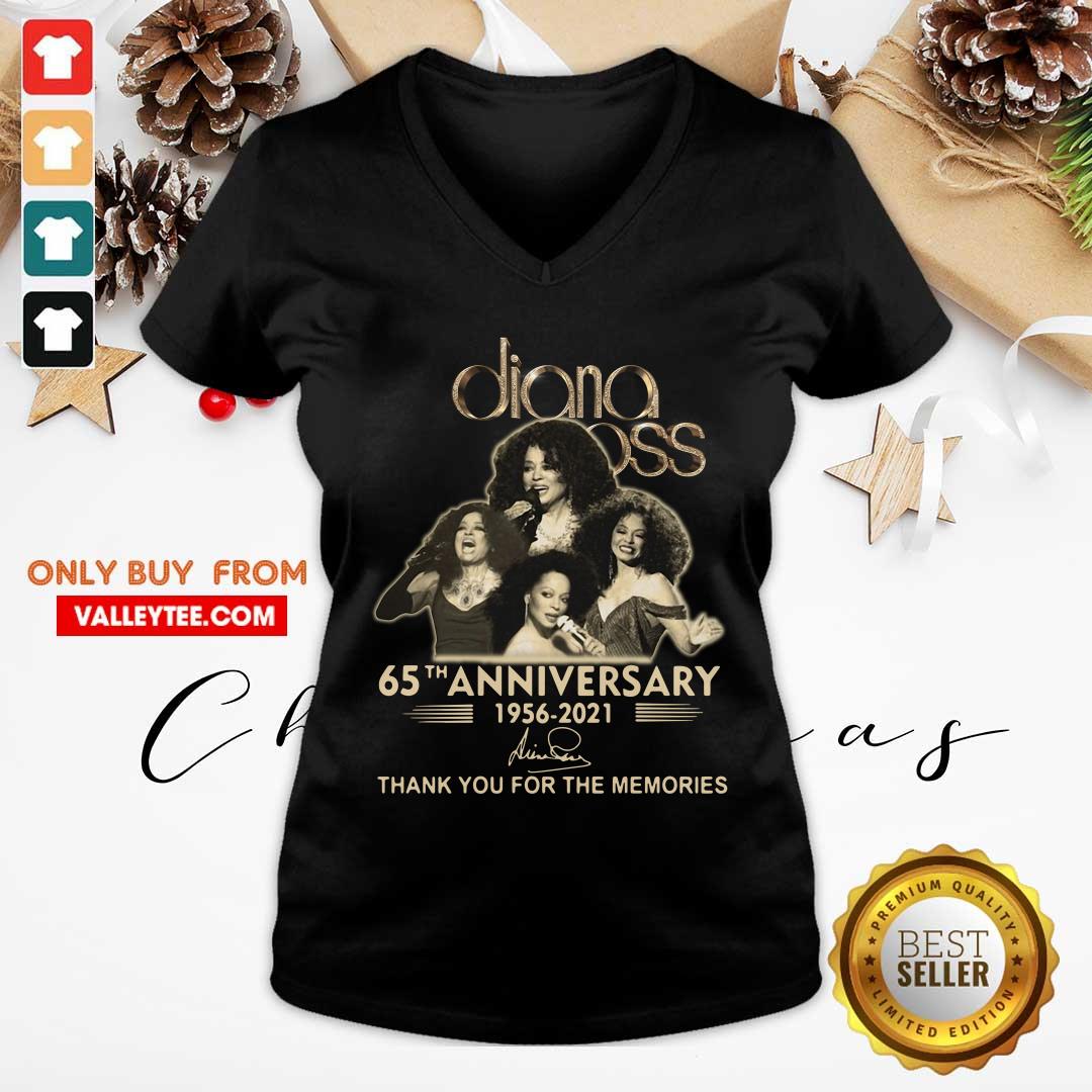 Sweet Diana Ross 65th Anniversary Thank You For The Memories Signature Shirt - Image 3