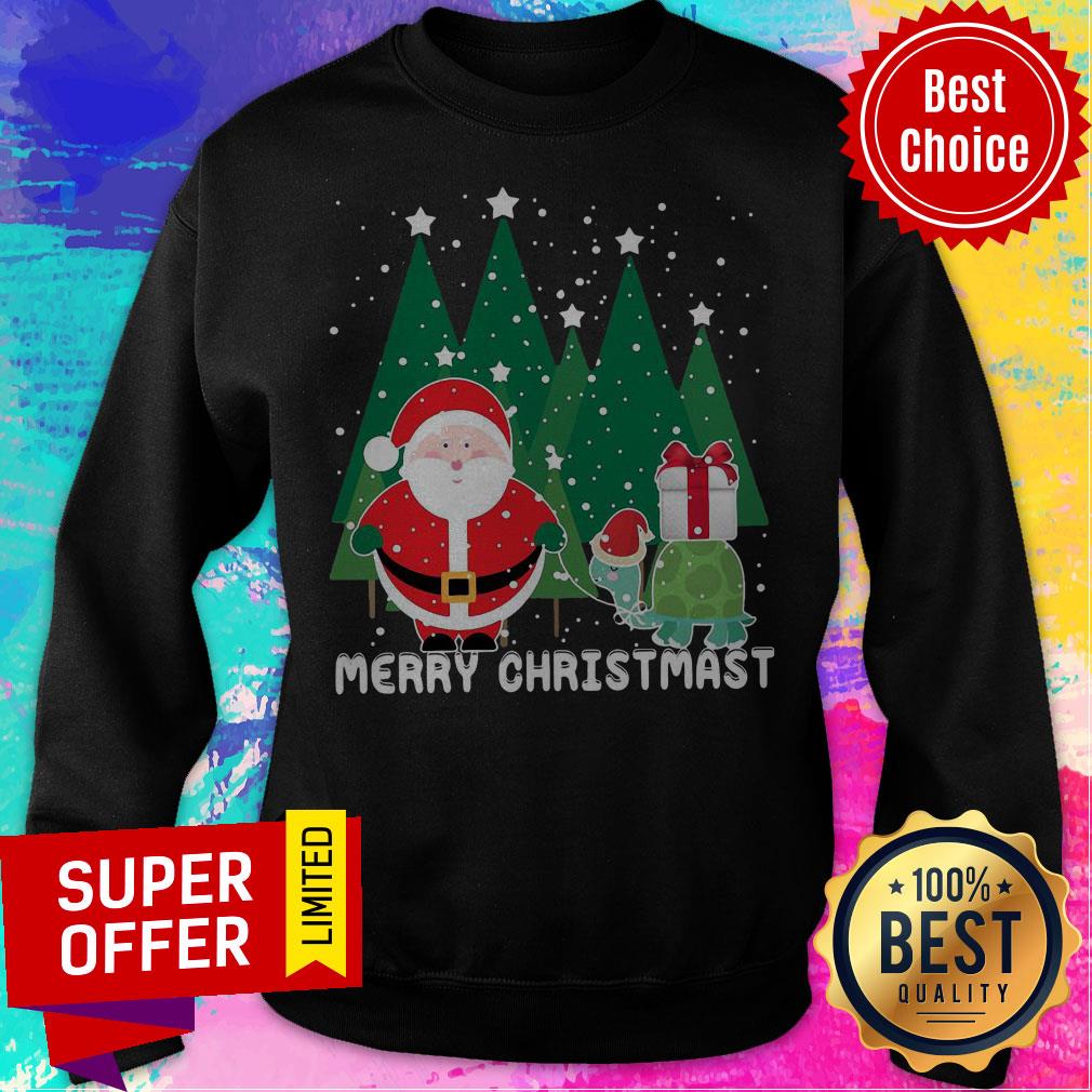 Awesome Santa And Turtles Merry Christmas Shirt - Image 5