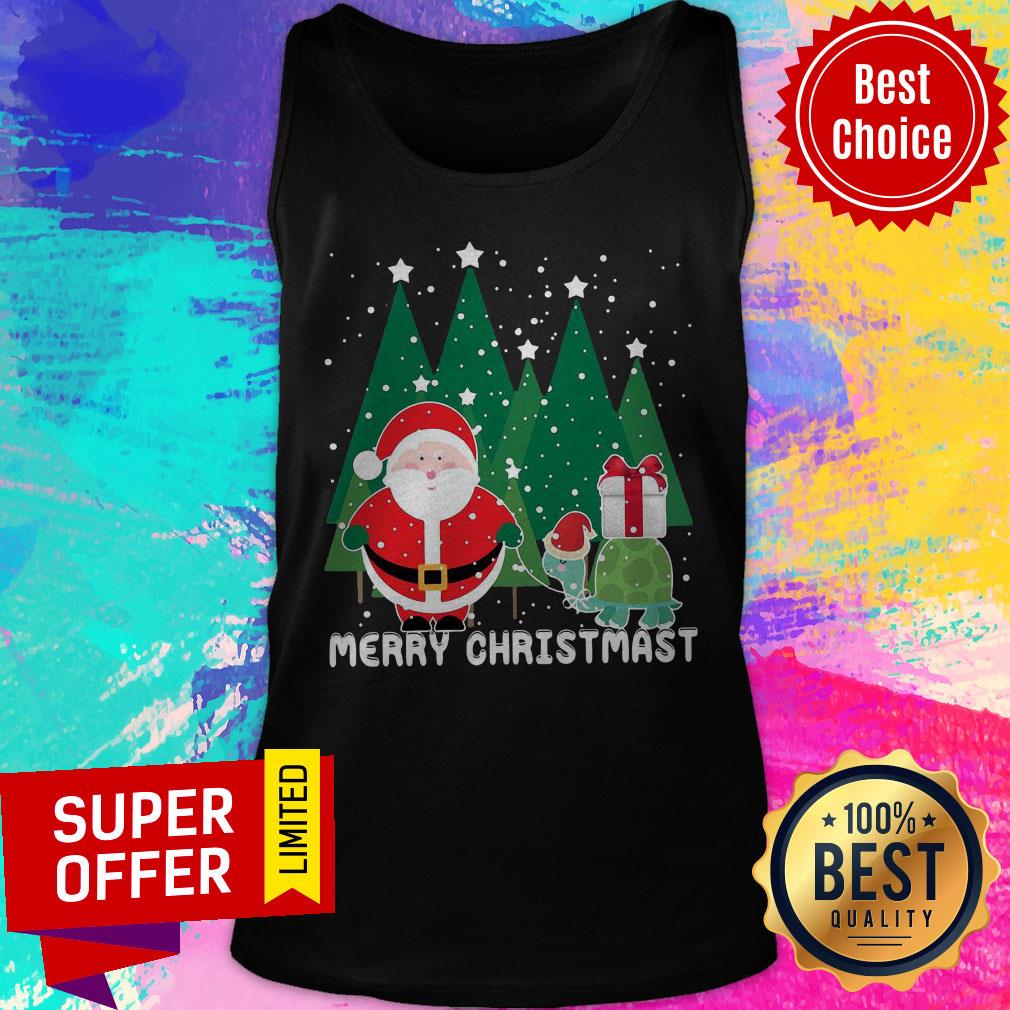 Awesome Santa And Turtles Merry Christmas Shirt - Image 4