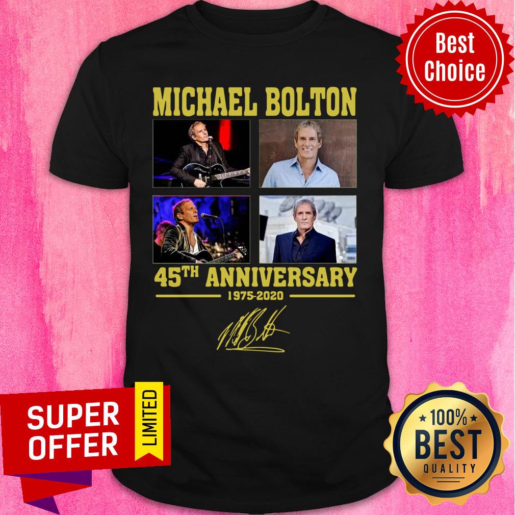 Michael Bolton 45th Anniversary 1975-2020 Shirt