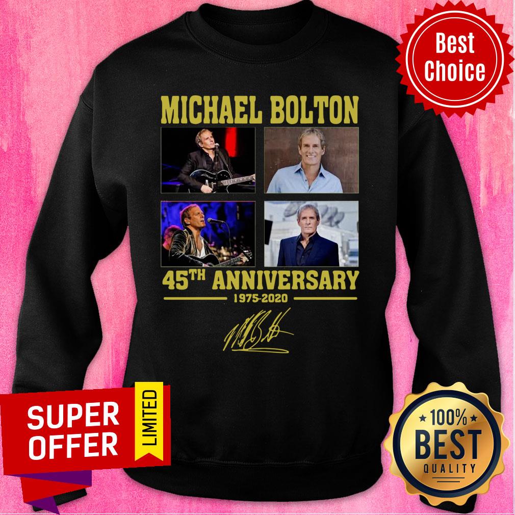 Michael Bolton 45th Anniversary 1975-2020 Shirt - Image 4