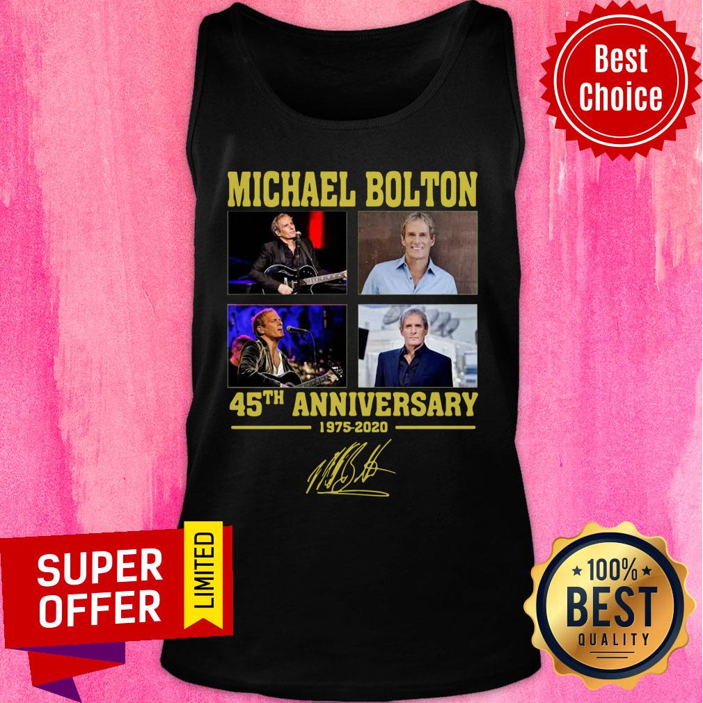 Michael Bolton 45th Anniversary 1975-2020 Shirt - Image 3