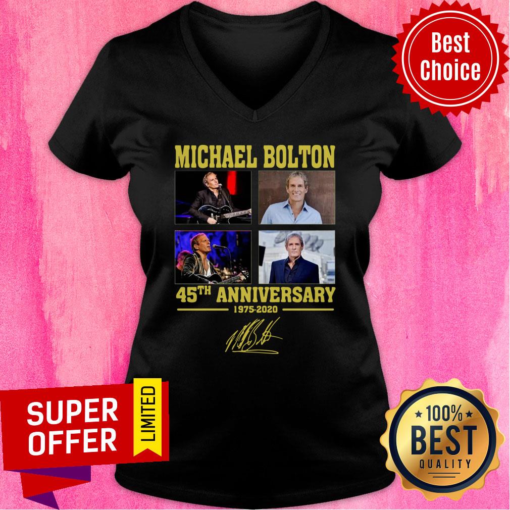 Michael Bolton 45th Anniversary 1975-2020 Shirt - Image 2