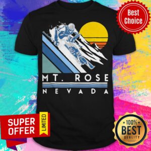 Nice Mt Rose Nevada Retro Ski Shirt