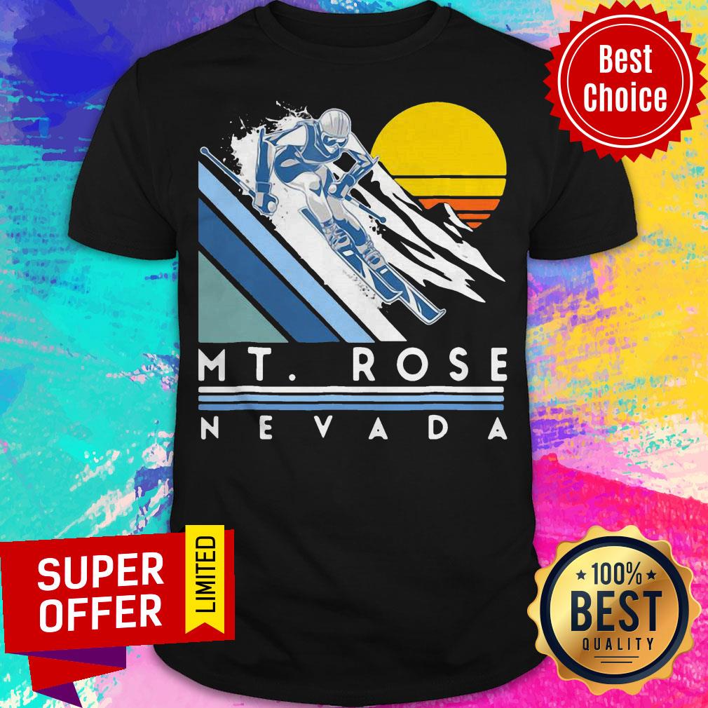 Nice Mt Rose Nevada Retro Ski Shirt