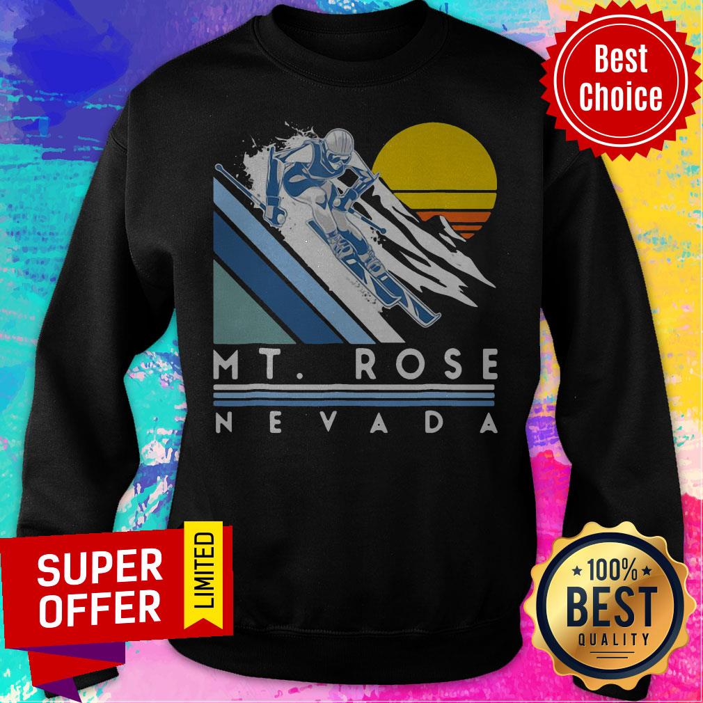 Nice Mt Rose Nevada Retro Ski Shirt - Image 2