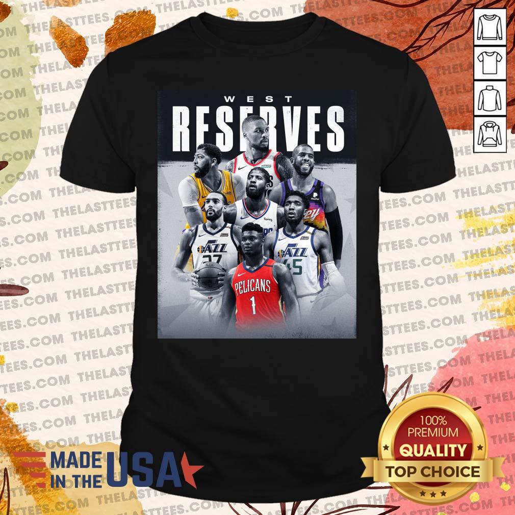 Top The 2021 #NBAAllStar West Reserves Shirt