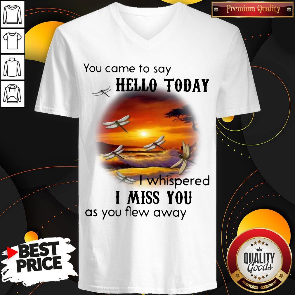 You Came To Say Hello Today I Whispered I Miss You As You Flew Away Shirt - Image 3