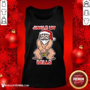 Alternative view of Top Santa Claus Jingle My Bells Christmas Shirt